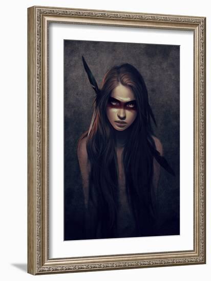 Howl-Charlie Bowater-Framed Art Print