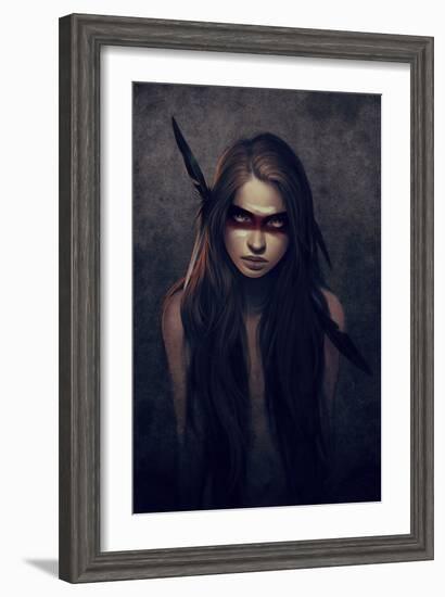 Howl-Charlie Bowater-Framed Art Print