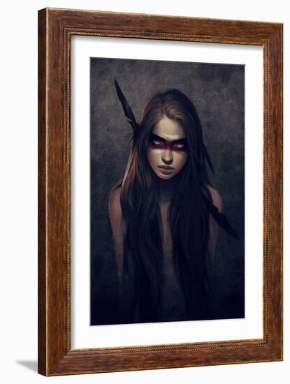 Howl-Charlie Bowater-Framed Art Print