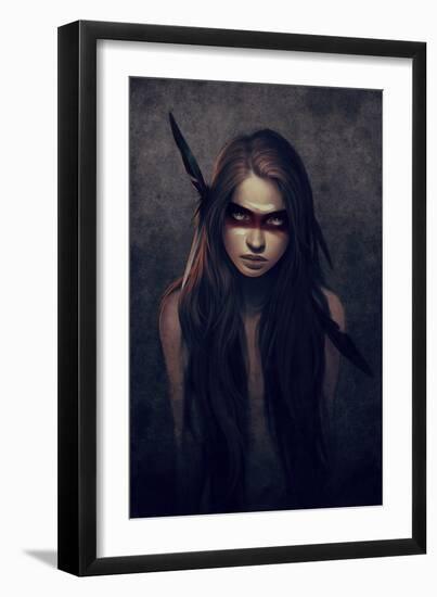 Howl-Charlie Bowater-Framed Art Print