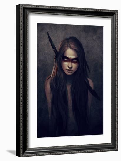 Howl-Charlie Bowater-Framed Art Print