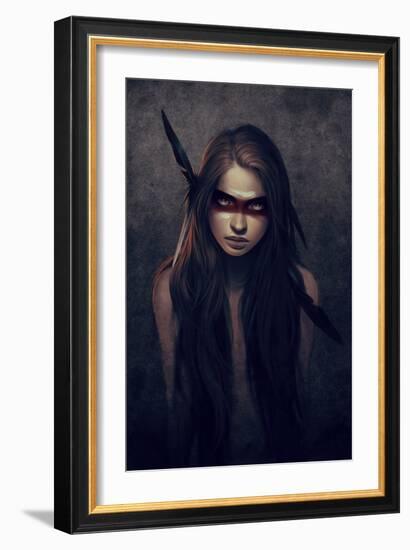 Howl-Charlie Bowater-Framed Art Print