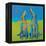 Howling Hounds-Phyllis Adams-Framed Stretched Canvas