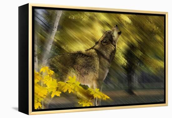 Howling Wolf-Gordon Semmens-Framed Premier Image Canvas