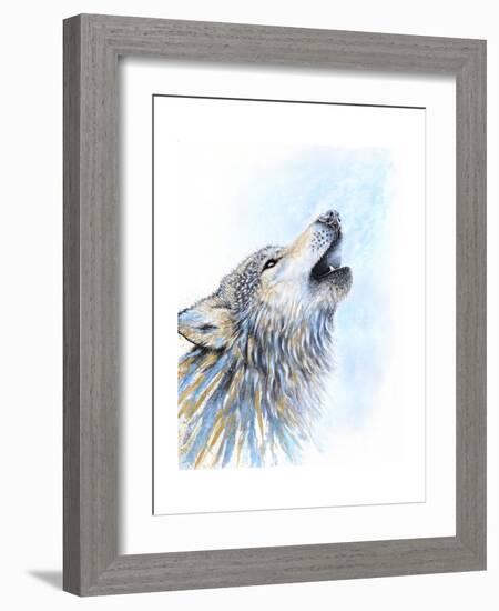 Howling Wolf-Michelle Faber-Framed Giclee Print