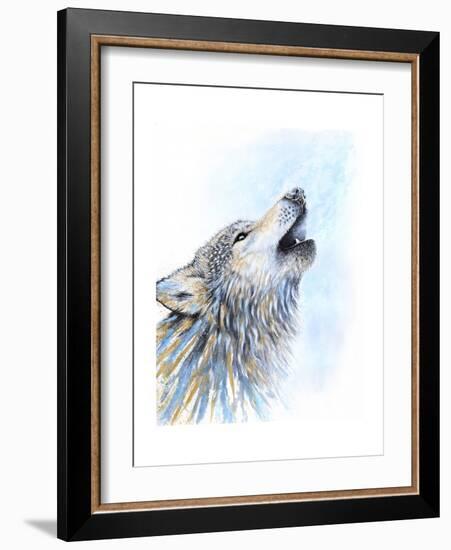 Howling Wolf-Michelle Faber-Framed Giclee Print