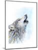 Howling Wolf-Michelle Faber-Mounted Giclee Print