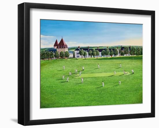 Howzat! Cricket at Poundbury, 2012-Liz Wright-Framed Giclee Print