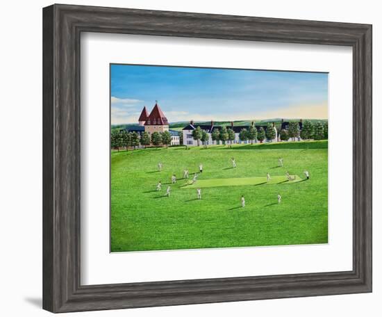 Howzat! Cricket at Poundbury, 2012-Liz Wright-Framed Giclee Print