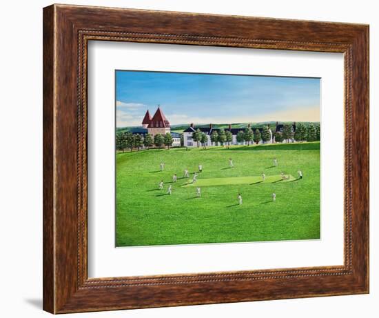 Howzat! Cricket at Poundbury, 2012-Liz Wright-Framed Giclee Print