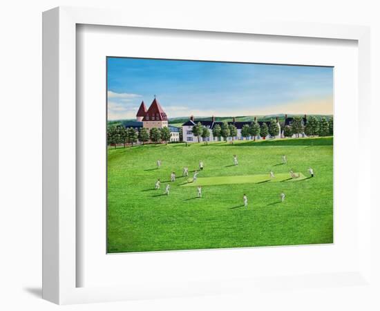 Howzat! Cricket at Poundbury, 2012-Liz Wright-Framed Giclee Print