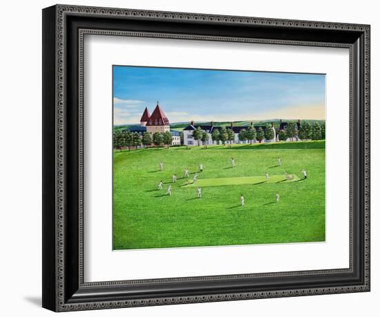 Howzat! Cricket at Poundbury, 2012-Liz Wright-Framed Giclee Print