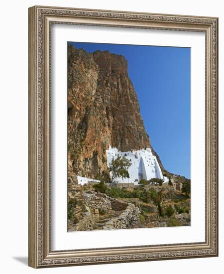 Hozoviotissa Monastery, Amorgos, Cyclades, Greek Islands, Greece, Europe-Tuul-Framed Photographic Print