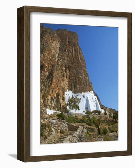 Hozoviotissa Monastery, Amorgos, Cyclades, Greek Islands, Greece, Europe-Tuul-Framed Photographic Print