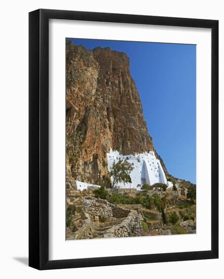 Hozoviotissa Monastery, Amorgos, Cyclades, Greek Islands, Greece, Europe-Tuul-Framed Photographic Print