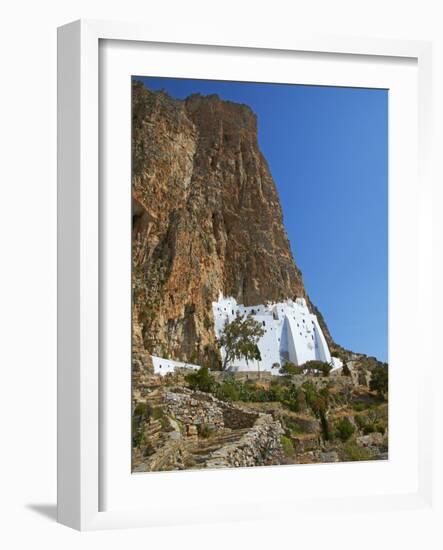 Hozoviotissa Monastery, Amorgos, Cyclades, Greek Islands, Greece, Europe-Tuul-Framed Photographic Print