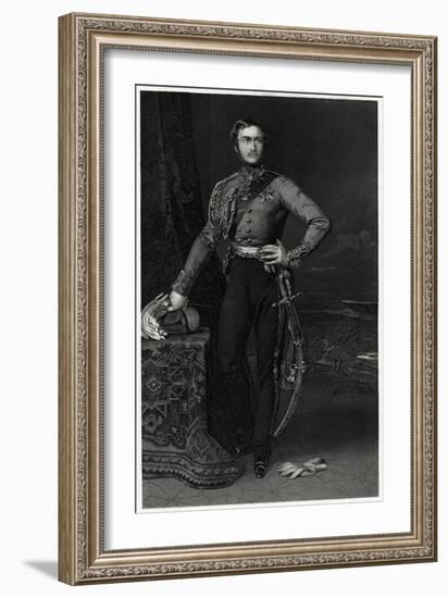 Hrh Prince Albert, 19th Century-J Brown-Framed Giclee Print