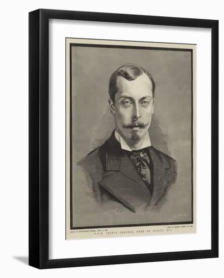 Hrh Prince Leopold, Duke of Albany-null-Framed Giclee Print