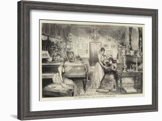 HRH Princess Christian at Home, the Boudoir, Cumberland Lodge-null-Framed Giclee Print