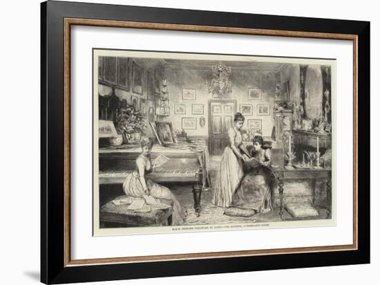 HRH Princess Christian at Home, the Boudoir, Cumberland Lodge-null-Framed Giclee Print