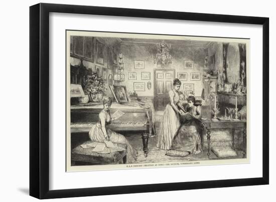HRH Princess Christian at Home, the Boudoir, Cumberland Lodge-null-Framed Giclee Print