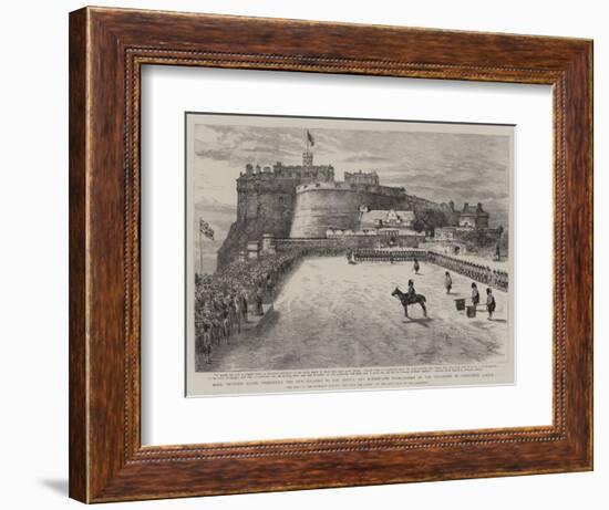 Hrh Princess Louise Presenting the New Colours to the Argyll and Sutherland Highlanders on the Espl-null-Framed Giclee Print