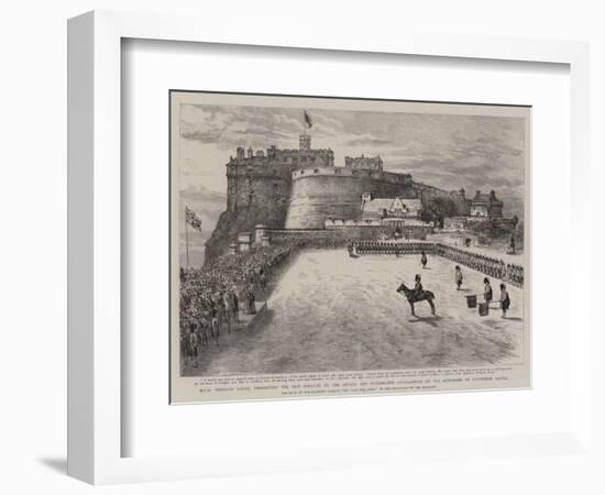 Hrh Princess Louise Presenting the New Colours to the Argyll and Sutherland Highlanders on the Espl--Framed Giclee Print