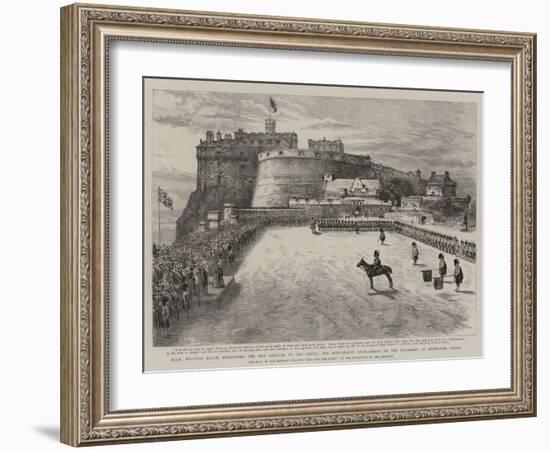 Hrh Princess Louise Presenting the New Colours to the Argyll and Sutherland Highlanders on the Espl-null-Framed Giclee Print