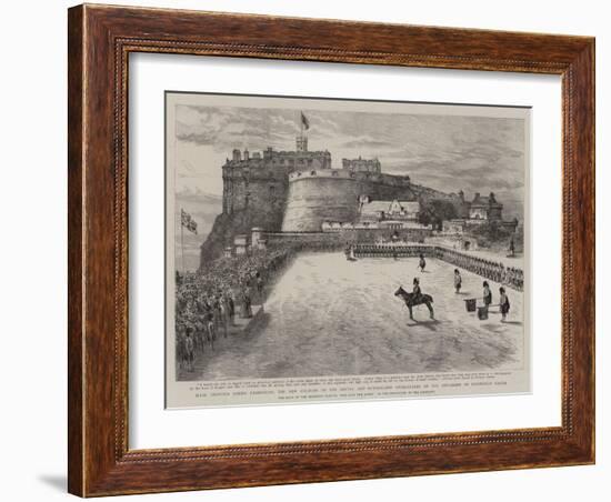 Hrh Princess Louise Presenting the New Colours to the Argyll and Sutherland Highlanders on the Espl-null-Framed Giclee Print