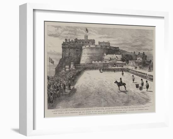 Hrh Princess Louise Presenting the New Colours to the Argyll and Sutherland Highlanders on the Espl-null-Framed Giclee Print