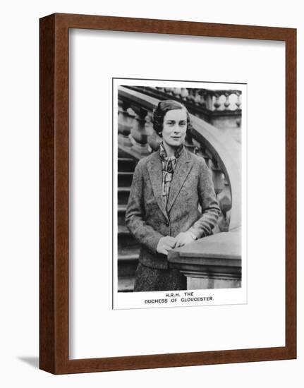 'HRH The Duchess of Gloucester' (1901-2004), 1937-Unknown-Framed Photographic Print