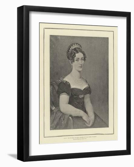 HRH the Duchess of Kent, Mother of H M Queen Victoria-George Dawe-Framed Giclee Print