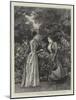 Hrh the Duchess of Teck and Hsh Princess May in Garden at White Lodge, Richmond-Arthur Hopkins-Mounted Giclee Print