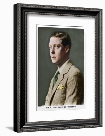 'HRH The Duke of Windsor', 1937-Unknown-Framed Photographic Print