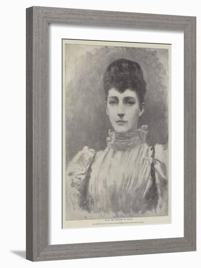 Hrh the Princess of Wales-Arthur Hopkins-Framed Giclee Print