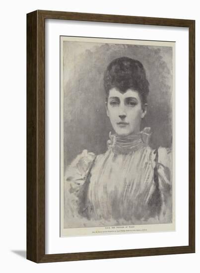 Hrh the Princess of Wales-Arthur Hopkins-Framed Giclee Print