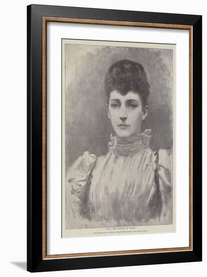 Hrh the Princess of Wales-Arthur Hopkins-Framed Giclee Print