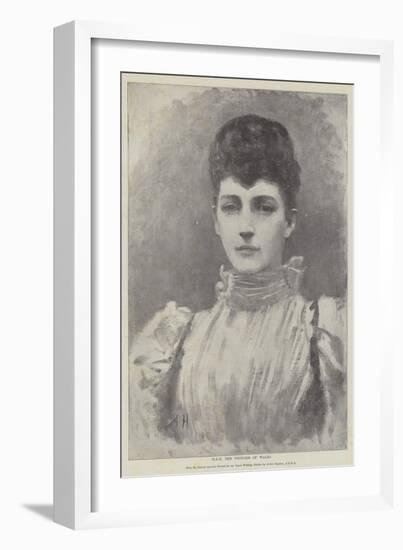 Hrh the Princess of Wales-Arthur Hopkins-Framed Giclee Print