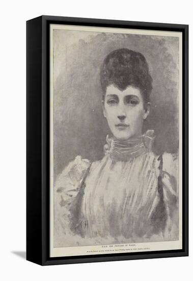 Hrh the Princess of Wales-Arthur Hopkins-Framed Premier Image Canvas