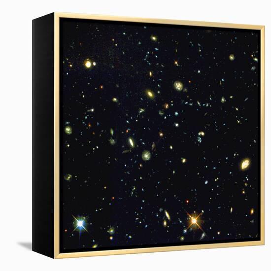 HST Deep-view of Several Very Distant Galaxies-null-Framed Premier Image Canvas