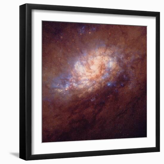 HST Image of Star Birth In Galaxy NGC 1808-null-Framed Premium Photographic Print