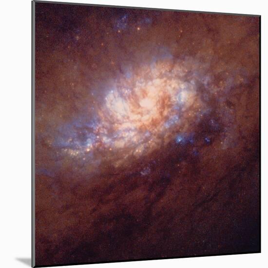 HST Image of Star Birth In Galaxy NGC 1808-null-Mounted Premium Photographic Print