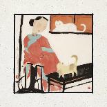 Reading a Letter-Hu Yongkai-Framed Giclee Print