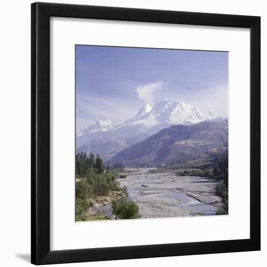 Huandoy, Huascaran and Alpamayo Mountains, Peru-null-Framed Photographic Print