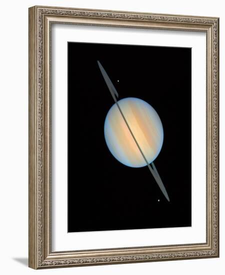 Hubble Image of Saturn-null-Framed Photographic Print