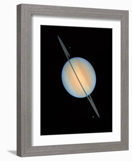 Hubble Image of Saturn-null-Framed Photographic Print