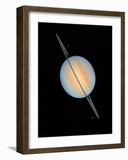 Hubble Image of Saturn--Framed Photographic Print