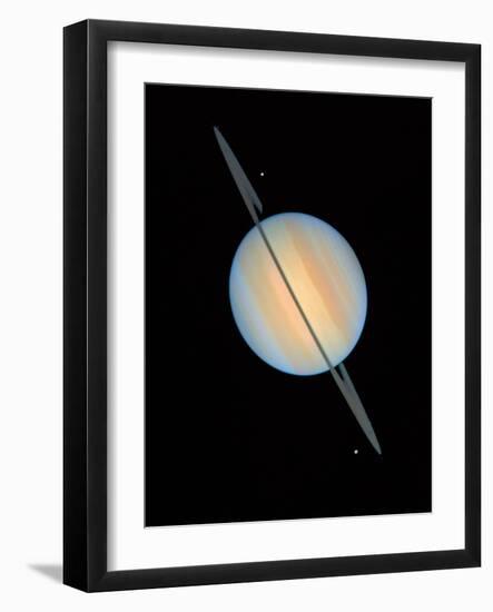 Hubble Image of Saturn-null-Framed Photographic Print