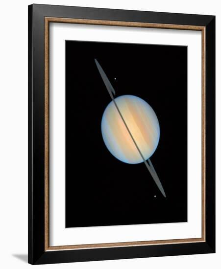 Hubble Image of Saturn-null-Framed Photographic Print