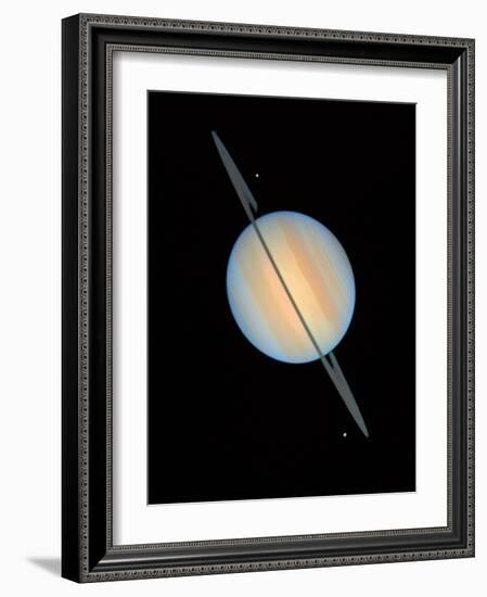 Hubble Image of Saturn-null-Framed Photographic Print